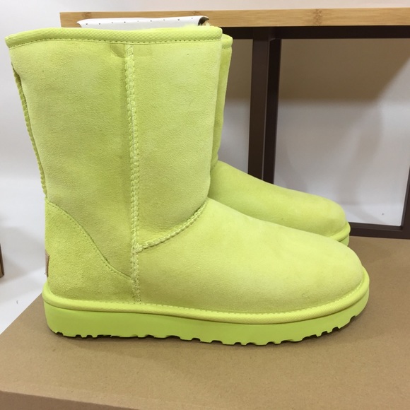 bright yellow uggs boots